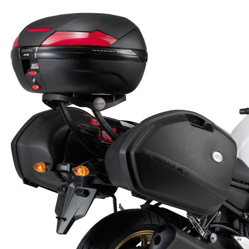 Kappa Moto Attacco Bauletto Kappa KZ366 Yamaha FZ8 / Fazer 8 800 (2010-2015) – Monokey/Monolock Nero Portamoto e portascooter per veicoli - Moon Bike - Vista 1