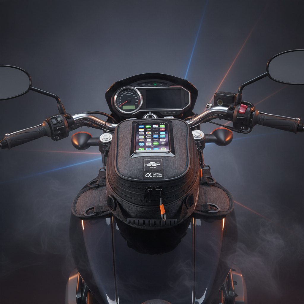 Kappa AH205 Borsa Serbatoio Moto Estensibile 5-7 Litri – Universale Impermeabile Trasparente Borse Moto - Moon Bike - Vista 8