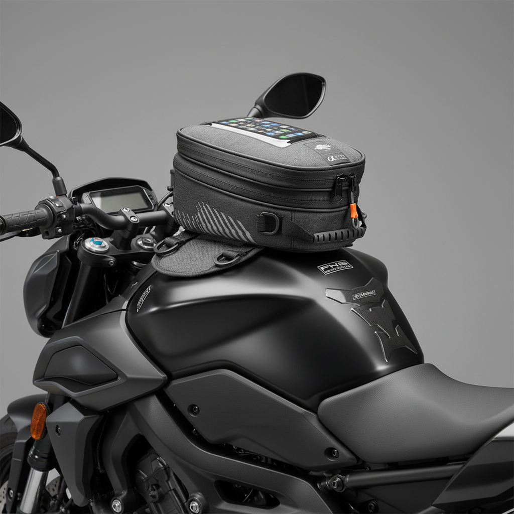 Kappa AH205 Borsa Serbatoio Moto Estensibile 5-7 Litri – Universale Impermeabile Trasparente Borse Moto - Moon Bike - Vista 7