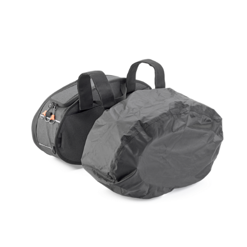 Kappa AH207 Alpha Range Borse Laterali Moto Espandibili 17-30L – Coppia Universali Nero Valigie - Moon Bike - Vista 2