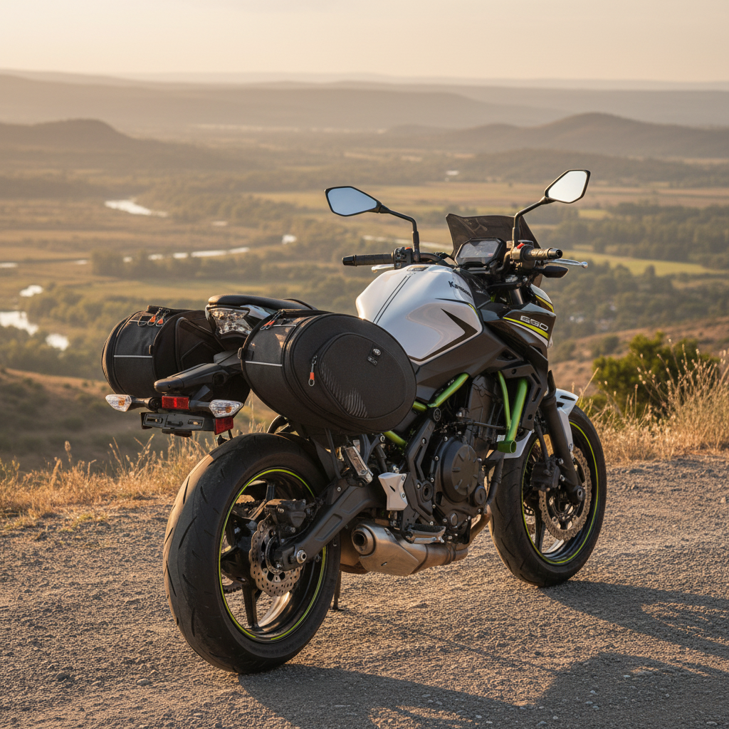Kappa AH207 Alpha Range Borse Laterali Moto Espandibili 17-30L – Coppia Universali Nero Valigie - Moon Bike - Vista 7