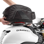 Kappa Moto Kappa BF02K Flangia Tanklock Borsa Serbatoio – Aprilia Triumph Moto Guzzi Benelli MV Agusta KTM Nero Accessori per rastrelliere per veicoli a motore - Moon Bike - Vista 3