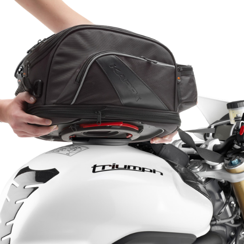 Kappa Moto Kappa BF02K Flangia Tanklock Borsa Serbatoio – Aprilia Triumph Moto Guzzi Benelli MV Agusta KTM Nero Accessori per rastrelliere per veicoli a motore - Moon Bike - Vista 3