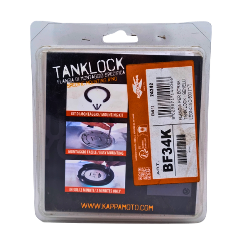 Kappa Moto Kappa BF34K Flangia Tanklock Serbatoio – Benelli TRK702 Leoncino 500/800 502C Keeway RKF 125 Portamoto e portascooter per veicoli - Moon Bike - Vista 3