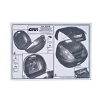 Givi C370B588 Cover Verniciata Blu Midnight per Bauletto Givi E370