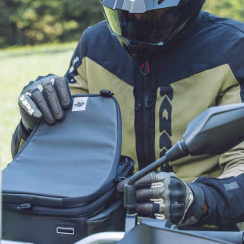 Kappa Moto Kappa DR01 Drifter Borsa da Serbatoio Tanklock 10-15L Waterproof Universale Moto Nero Borse e zaini da moto - Moon Bike - Vista 17
