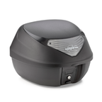 Kappa K29NT Bauletto Monolock 29L Nero Tech – Catadiottri Fumé con Piastra Universale Moto e Scooter - Moon Bike - Vista 1