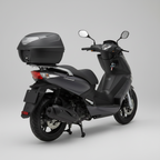 Kappa K29NT Bauletto Monolock 29L Nero Tech – Catadiottri Fumé con Piastra Universale Moto e Scooter - Moon Bike - Vista 3