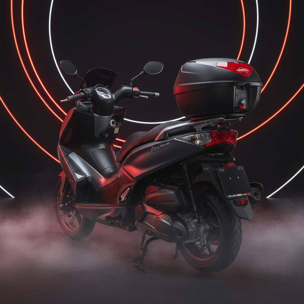 Kappa K29N Bauletto Monolock 29 Litri Nero – Universale Moto e Scooter Bauletti e Top Case - Moon Bike - Vista 4