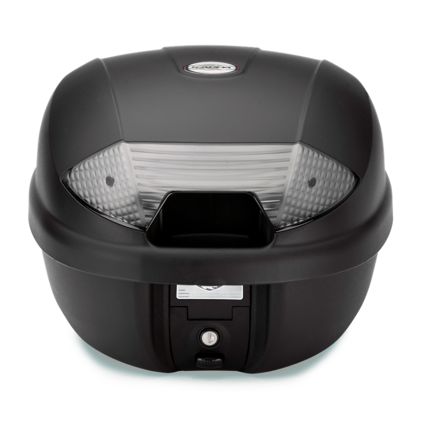 Kappa K30NT Topcase Monolock 30 Liter Tech – Schwarz genarbt, getönte Reflektoren, universal