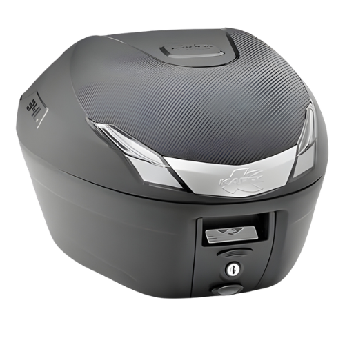 Kappa Moto Kappa K34NT Bauletto Monolock 34L Nero Catadiottri Fumé – Top Case Moto Scooter Nero Stoccaggio e carico per veicoli - Moon Bike - Vista 1