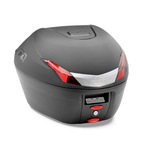 Kappa K34N Bauletto Monolock 34 Litri Nero Catadiottri Rossi – Universale Moto e Scooter Bauletti - Moon Bike - Vista 1