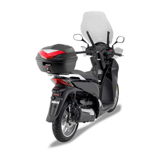 Kappa K355N Bauletto Monolock 35 Litri Nero – Casco Integrale Moto Scooter Universale Bauletti e Top - Moon Bike - Vista 2