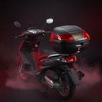 Kappa K400N Bauletto Monolock 40 Litri Nero Carbon Look – Catadiottri Rossi Con Piastra Bauletti e Top - Moon Bike - Vista 5