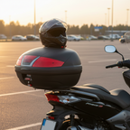 Kappa K46N Bauletto Monolock 46 Litri – Nero Goffrato Catadiottri Rossi Universale Moto e Scooter - Moon Bike - Vista 7