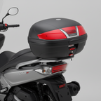 Kappa K46N Bauletto Monolock 46 Litri – Nero Goffrato Catadiottri Rossi Universale Moto e Scooter - Moon Bike - Vista 2