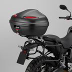 Kappa K47N Manta Bauletto Monolock 47 Litri Nero Goffrato – Porta 2 Caschi Modulari con Piastra - Moon Bike - Vista 5