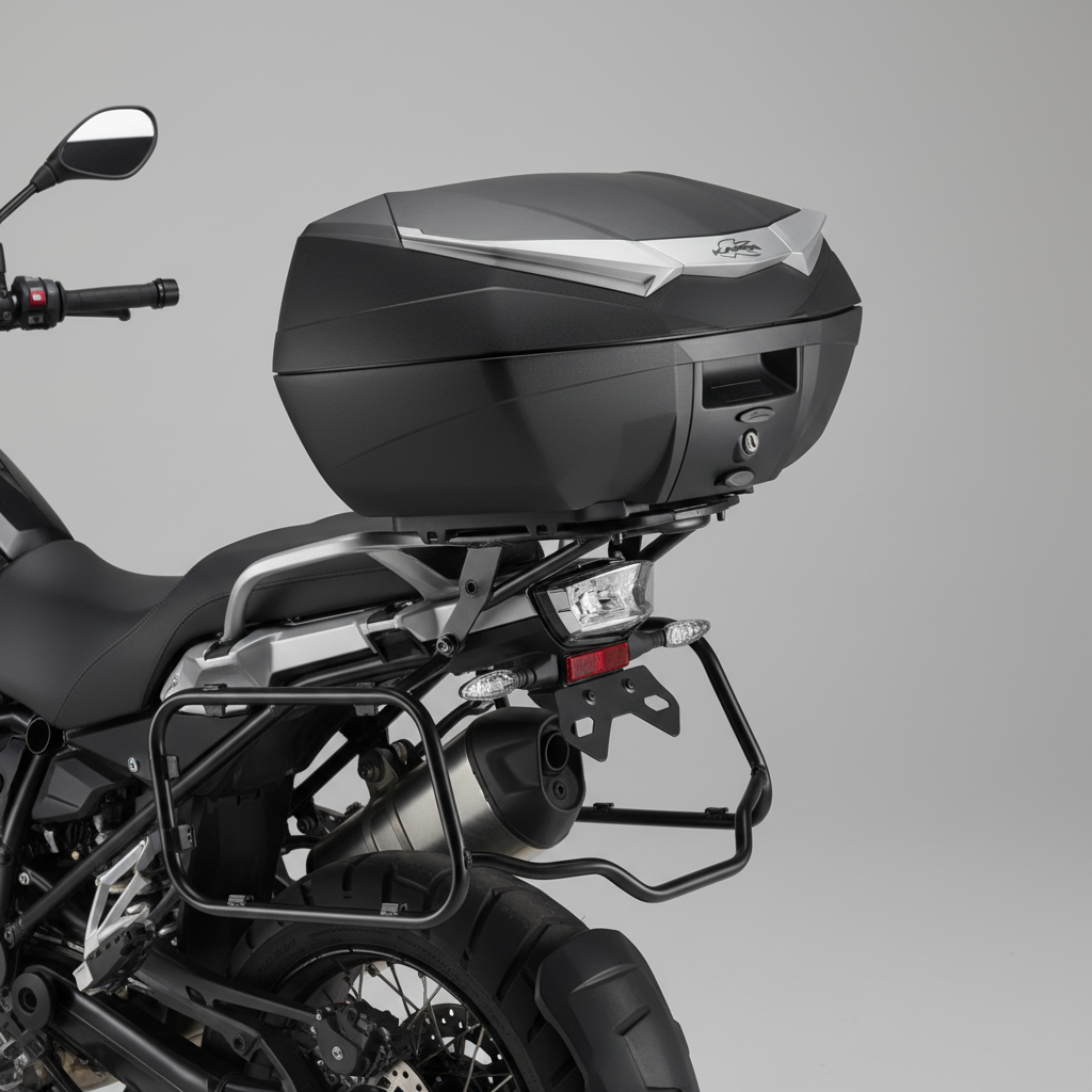 Kappa K4900A Bauletto K'Vanguard Monokey 49L Argento – Porta 2 Caschi Modulari Bauletti e Top Case - Moon Bike - Vista 4