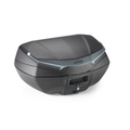 Kappa K4900N Bauletto K'Vanguard 49 Litri Monokey Nero/Grigio Made in Italy – 2 Caschi Modulari