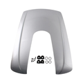Kappa KC30G730 Cover Verniciata Argento per Bauletto K30 Monolock Accessori Bauletto - Moon Bike - Vista 1