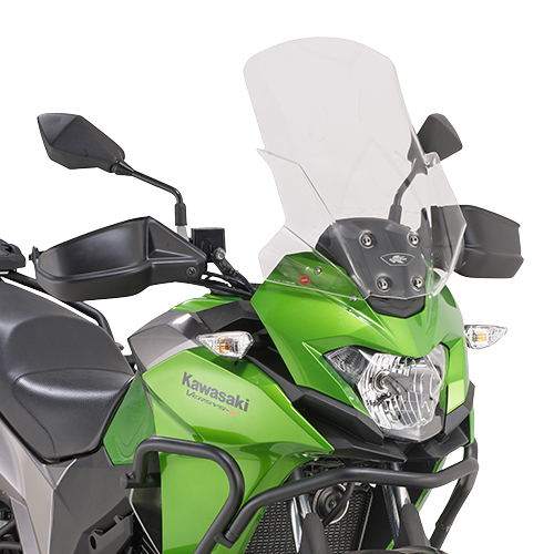 Kappa Moto Kappa KD4121ST Cupolino Specifico Trasparente – Kawasaki Versys-X 300 (2017-2026) +14 cm Nero Componenti e accessori di finestrini per veicoli a motore - Moon Bike - Vista 1
