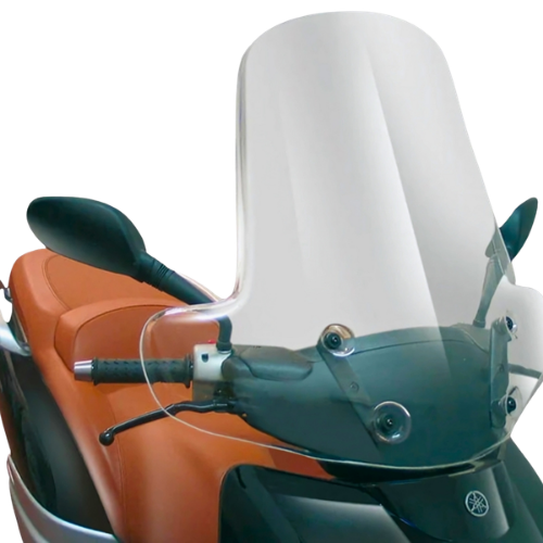 Kappa Moto Kappa KD432ST Parabrezza Trasparente Yamaha Versity 300 / MBK Kilibré 300 (2003-2007) Nero Componenti e accessori di finestrini per veicoli a motore - Moon Bike - Vista 1