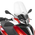Kappa Moto Kappa KD5600ST Parabrezza Trasparente Alto Piaggio MP3 Yourban 125/300 (2011-2018) – +25,5 cm Trasparente Componenti e accessori di finestrini per veicoli a motore - Moon Bike - Vista 1