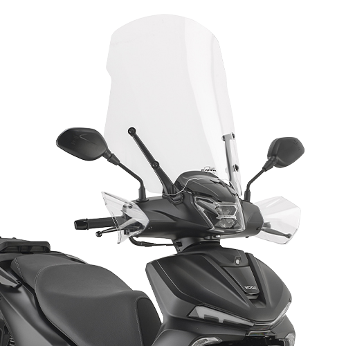 Kappa Moto Kappa KD9265ST Parabrezza Trasparente Voge SR16 125/200 (2025-2026) – 55x52cm +6,5cm Trasparente Componenti e accessori di finestrini per veicoli a motore - Moon Bike - Vista 1