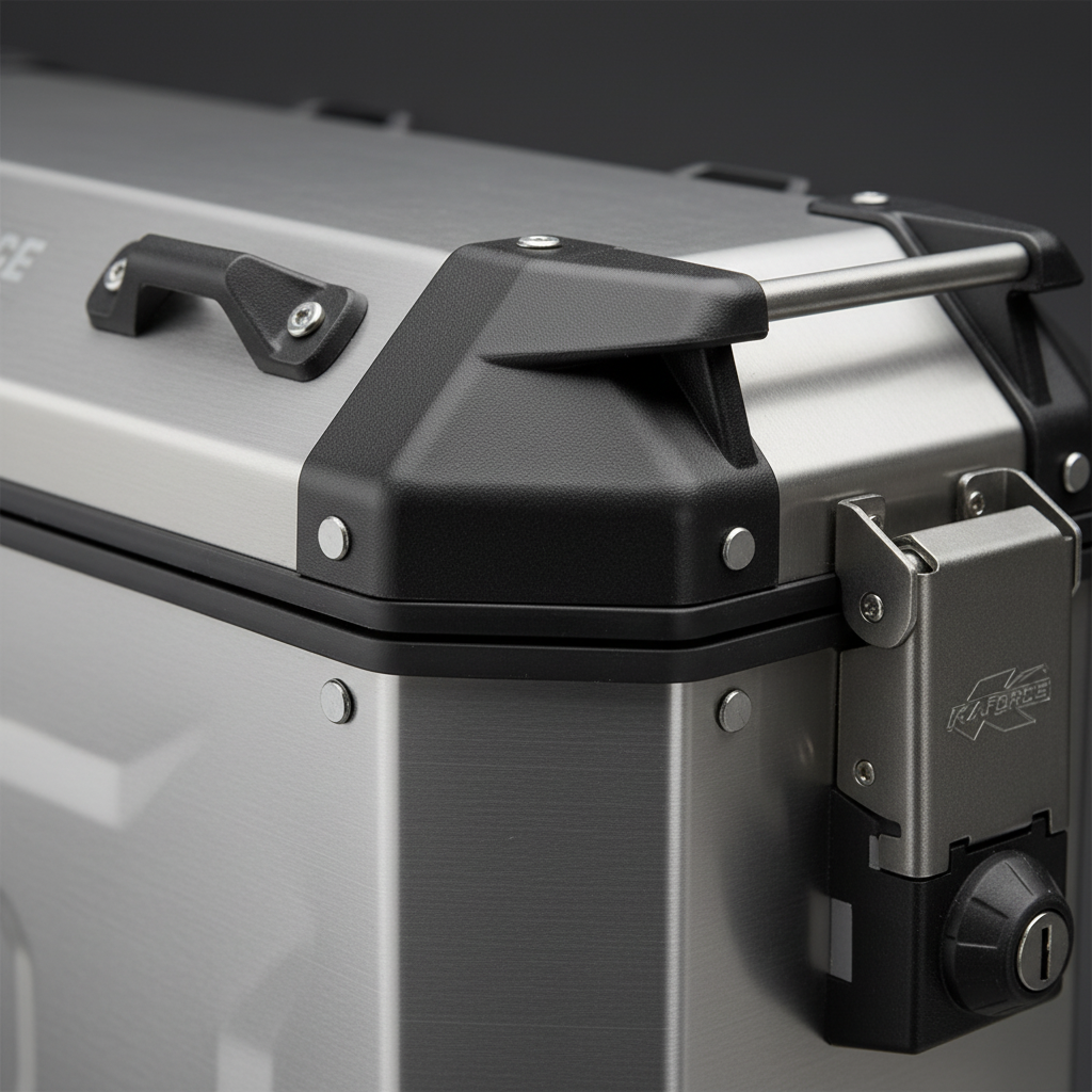 Kappa KFR37APACK2 K'Force Seitenkoffer Paar 37 Liter Aluminium Natur – Monokey Cam-Side