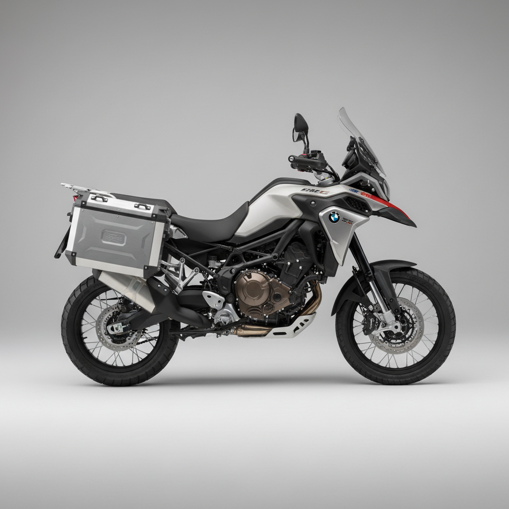 Kappa KFR37APACK2 K'Force Coppia Valigie Laterali 37 Litri Alluminio Naturale – Monokey Cam-Side - Moon Bike - Vista 4