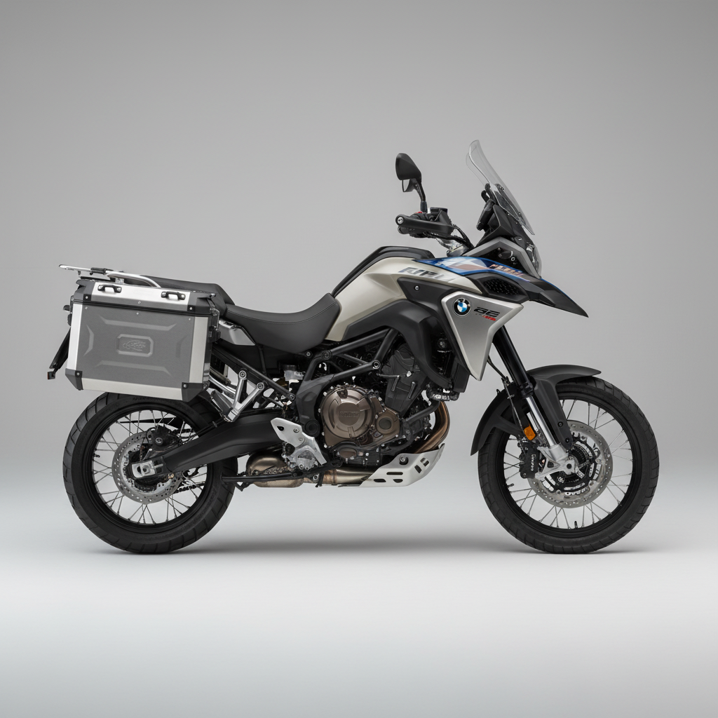 Kappa K'Force KFR48AL Valigia Laterale Sinistra 48L Alluminio Naturale – Monokey CAM Side Valigie - Moon Bike - Vista 4