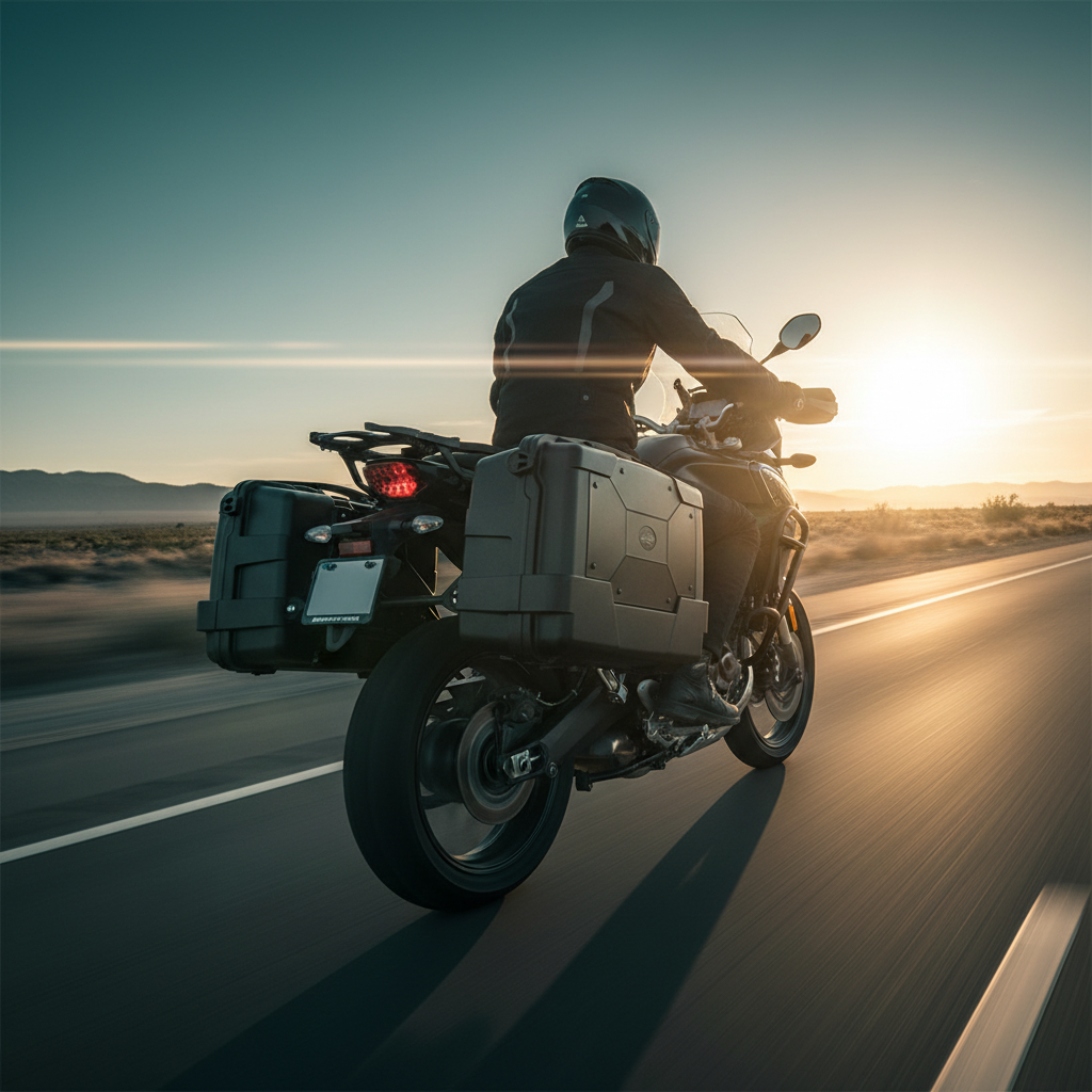 Kappa KGR46NN Garda Lite 46L Nera – Valigie Laterali e Bauletto Monokey Universale Nero Bauletti e Top - Moon Bike - Vista 5