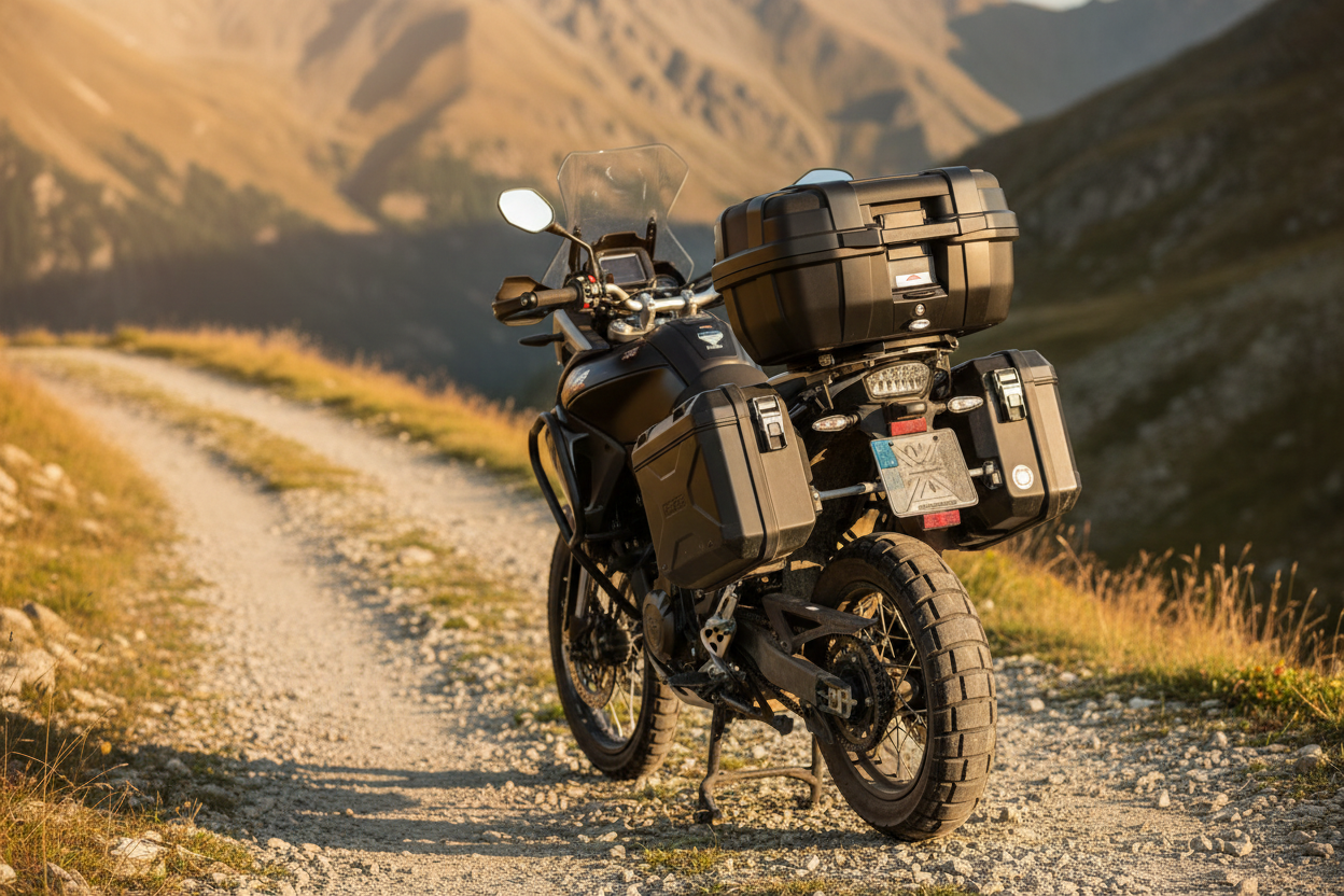 Kappa KGR52NN Garda Lite 52L Bauletto Posteriore Monokey Nero – 2 Caschi Impermeabile Bauletti e Top - Moon Bike - Vista 12