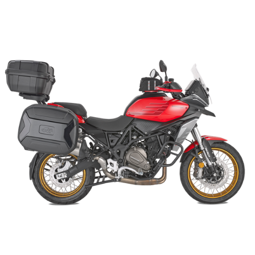 Kappa Moto Kappa KGR52NN Garda Lite 52L Bauletto Posteriore Monokey Nero – 2 Caschi Impermeabile Nero Bauli - Moon Bike - Vista 3