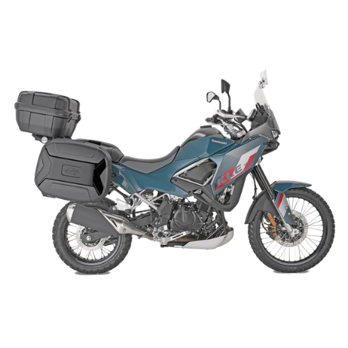 Kappa Moto Kappa KGR52NN Garda Lite 52L Bauletto Posteriore Monokey Nero – 2 Caschi Impermeabile Nero Bauli - Moon Bike - Vista 4