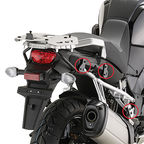 Kappa Moto Kappa KLR3105 Portavaligie Laterale Sgancio Rapido Monokey – Suzuki DL1000 V-Strom (2014-2019) Nero Portamoto e portascooter per veicoli - Moon Bike - Vista 2