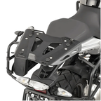 Piastra Kappa KM8B universale Monokey in alluminio anodizzato nero per bauletti