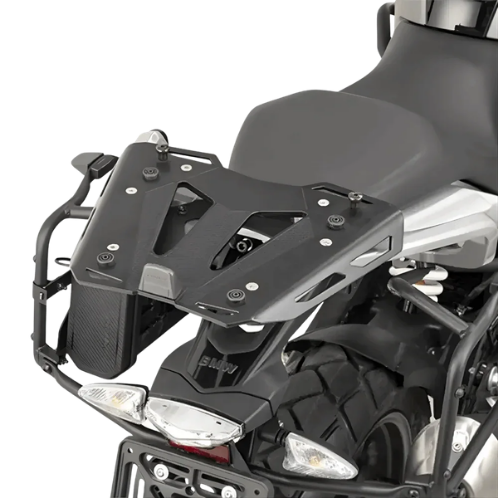 Piastra Kappa KM8B universale Monokey in alluminio anodizzato nero per bauletti