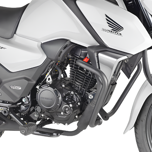 Kappa Moto Kappa KN1184 Paramotore Tubolare Nero Honda CB 125 F (2021-2026) – Acciaio 25mm Nero Paraurti - Moon Bike - Vista 1