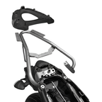 Kappa KR121M montato sulla Suzuki Gladius 650 al posto delle maniglie originali, pronto per il bauletto Monolock