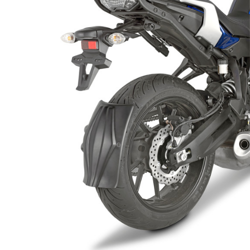 Kappa Moto Kappa KRM01 Parafango Posteriore a Sbalzo Universale Moto – ABS con Inserto Metallico Nero Parafanghi - Moon Bike - Vista 2