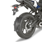 Kappa Moto Kappa KRM01 Parafango Posteriore a Sbalzo Universale Moto – ABS con Inserto Metallico Nero Parafanghi - Moon Bike - Vista 2