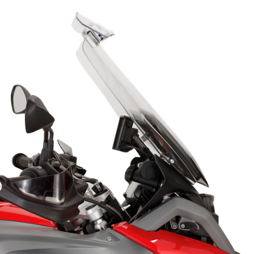 Kappa Moto Kappa KS180T Spoiler Universale Trasparente per Cupolini e Parabrezza Moto - Regolabile Trasparente Componenti e accessori di finestrini per veicoli a motore - Moon Bike - Vista 4