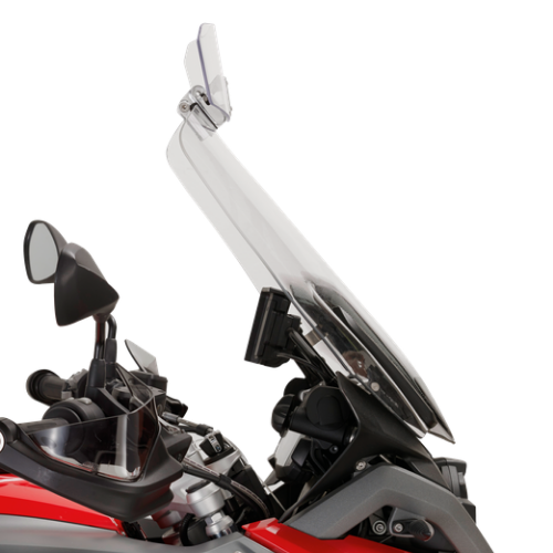 Kappa Moto Kappa KS180T Spoiler Universale Trasparente per Cupolini e Parabrezza Moto - Regolabile Trasparente Componenti e accessori di finestrini per veicoli a motore - Moon Bike - Vista 5