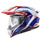 Casco Integrale Enduro Kappa KV33 Wizard Bianco/Blu/Rosso – ECE 22.06 Casco Cross - Moon Bike - Vista 1