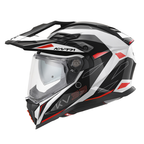 Casco Integrale Enduro Kappa KV33 Wizard Bianco/Nero/Rosso – ECE 22.06 Casco Cross - Moon Bike - Vista 1
