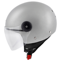 Kappa Moto Kappa KV40 EVO Basic Casco Demi-Jet Argento Opaco – Doppia Calotta Omologato ECE Blu Caschi aperti - Moon Bike - Vista 1