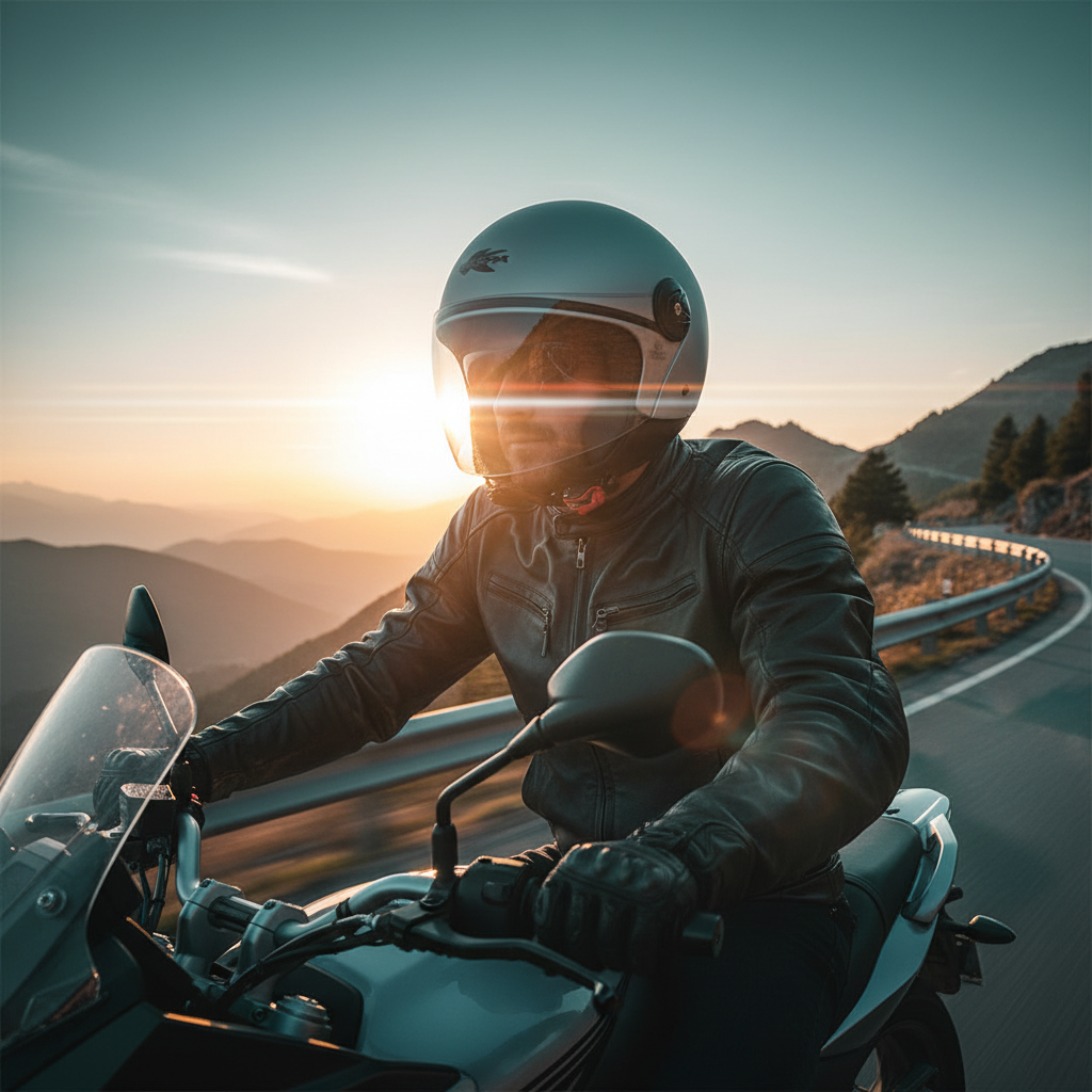 Kappa KV40 EVO Basic Casco Demi-Jet Argento Opaco – Doppia Calotta Omologato ECE - Moon Bike - Vista 10
