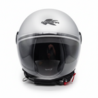 Kappa KV40 EVO Basic Casco Demi-Jet Argento Opaco – Doppia Calotta Omologato ECE - Moon Bike - Vista 4