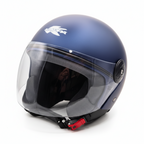 Kappa KV40 EVO Basic Casco Demi-Jet Blu Metallizzato Opaco – Doppia Calotta Leggero ECE 22.06 - Moon Bike - Vista 2